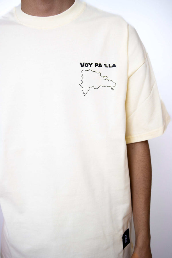 Sustainable Premium Oversized Tee 'Voy pa lla' - Experience fashion anew – with consciousness, comfort, and luxury. Discover the ultimate Eco-Friendly Oversize Unisex T-Shirt that goes beyond style and sustainabil