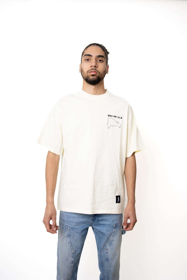 Sustainable Premium Oversized Tee 'Voy pa lla' - Experience fashion anew – with consciousness, comfort, and luxury. Discover the ultimate Eco-Friendly Oversize Unisex T-Shirt that goes beyond style and sustainabil